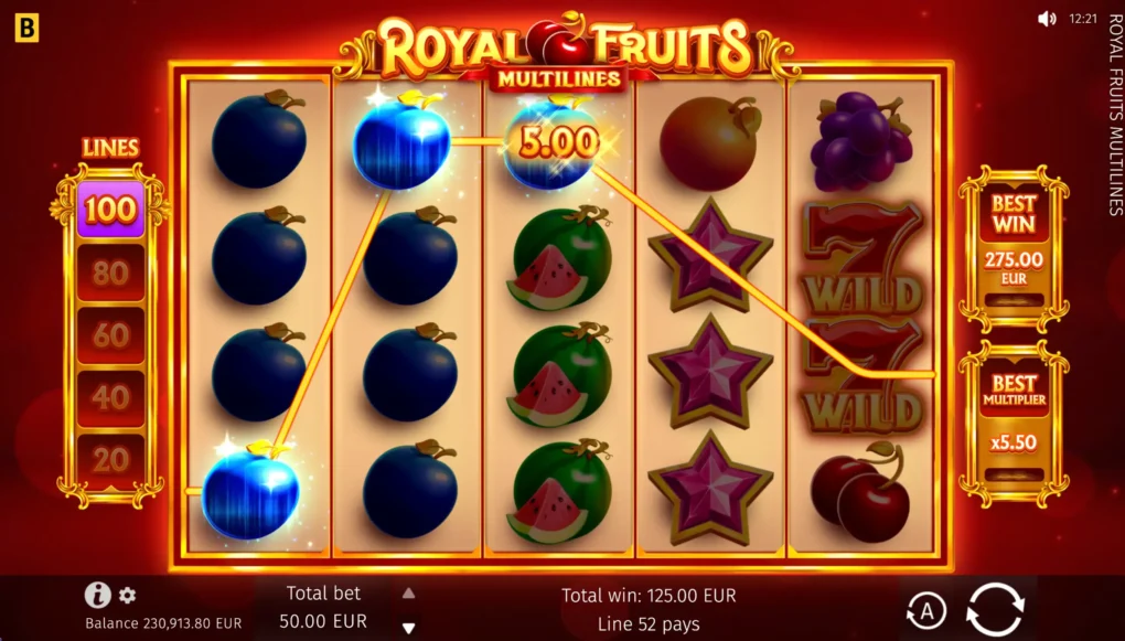 Royal Fruits MultiLines - 4